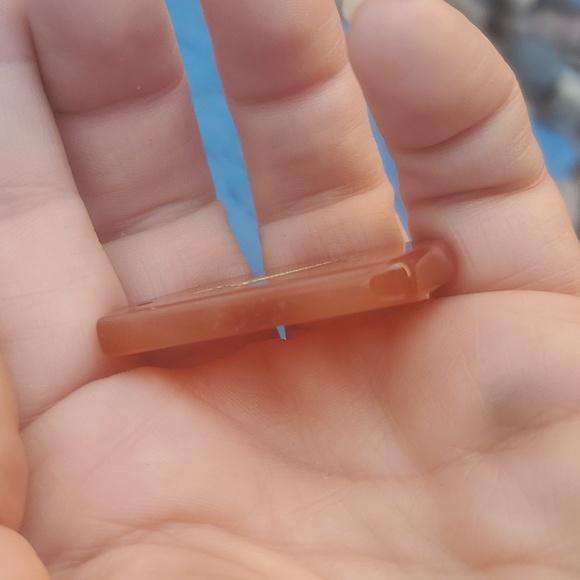 New Hand Carved Virgo Red Onyx Agate Polygon Pendant Amulet. - Picture 4 of 5